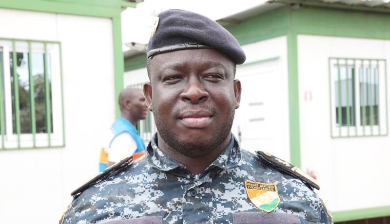 Le capitaine Ulrich Séki. (Ph: Abdoulaye Coulibaly)