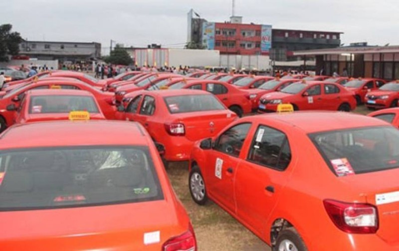 Des taxis à Abidjan. (Ph: Dr)