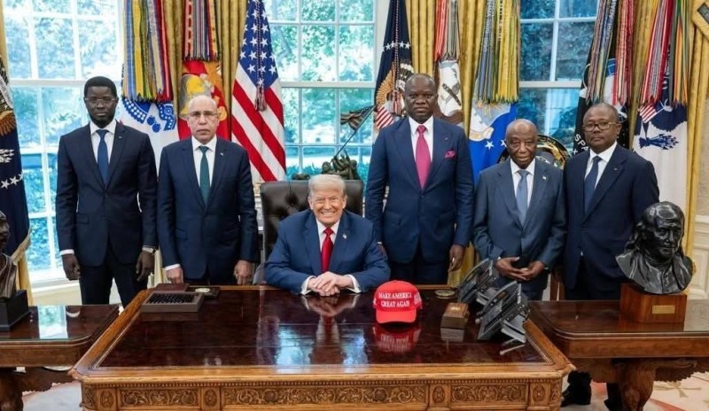 Trump reçoit des présidents africains