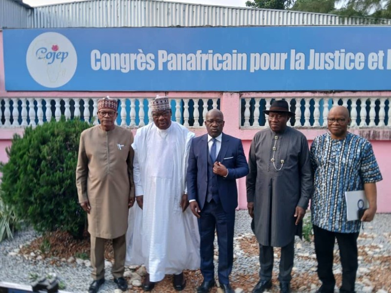 Le président du Cojep a échangé avec ses hôtes sur des élections apaisées (DR)