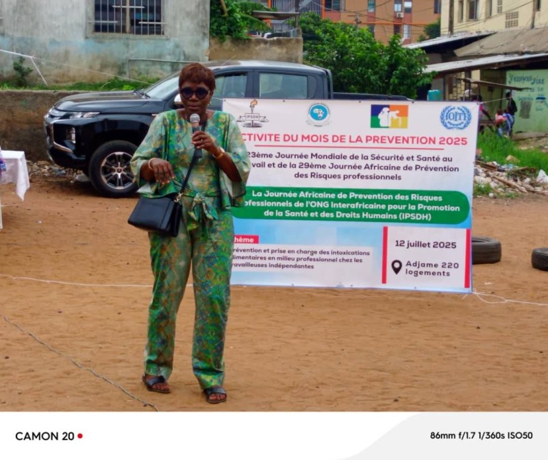 Josiane Koudou, présidente de l'Ong Ipsdh. (Ph: Dr)