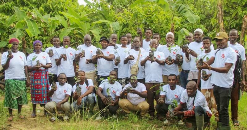 L’opération de reboisement à Monogaga a enregistré une mobilisation de toutes les parties prenantes. (Ph: Dr)