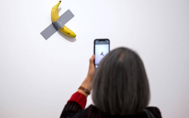 La banane à  6 millions de dollars dévorée