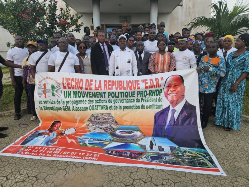 Le mouvement politique Edr entend "vendre" les réalisations d'Alassane Ouattara. (Ph: Dr)