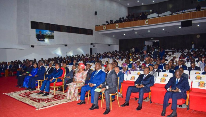 Le Président Sassou N'guesso à l'ouverture du Fespam