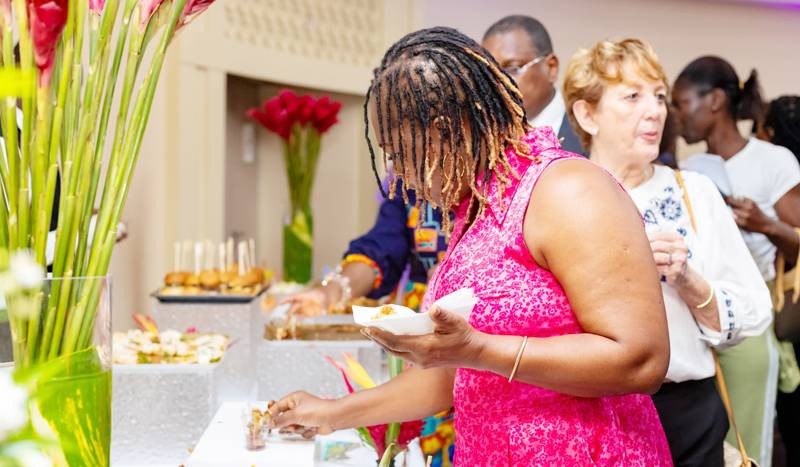 Les invités ont découvert l’art culinaire de Pierre Marie-Cécile, maitre-cuisinier de l’Éléphant d'or. (Ph: Dr)