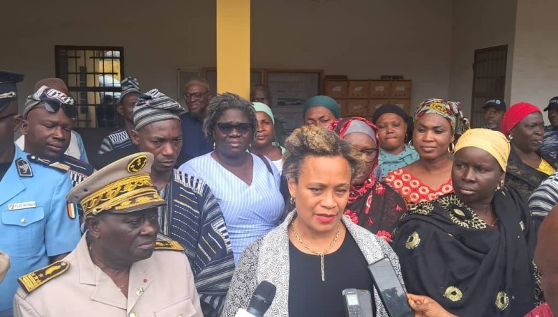 L’ambassadrice des États-Unis, Jessica Davis Ba a salué l’engagement de la Côte d’Ivoire pour une sécurité de proximité.