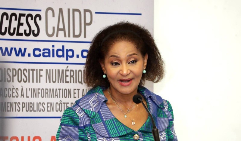La présidente du CAIDP, Anne Marie Konan Payne