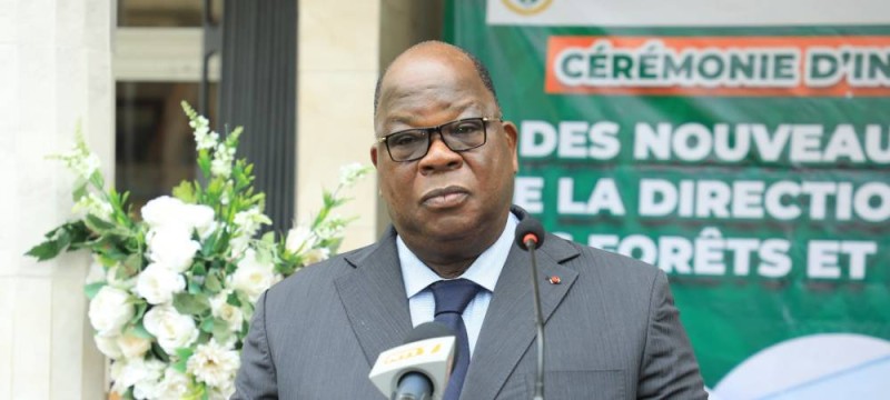 Le ministre Laurent Tchaga