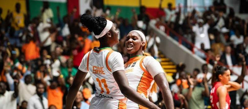 Laetitia Sahie (Mvp) et la capitaine Kariata Diaby (12 points) ont été très fortes ce soir.