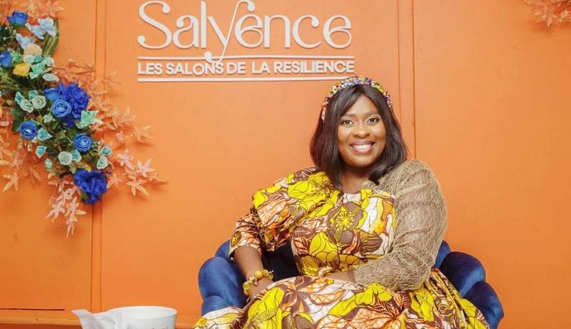 Evelyne Deba, commissaire générale et initiatrice du Salon de la Résilience. (Ph: Dr)
