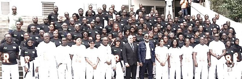 La Fédération ivoirienne de taekwondo veut relever le niveau de ses techniciens. (Ph: Dr)