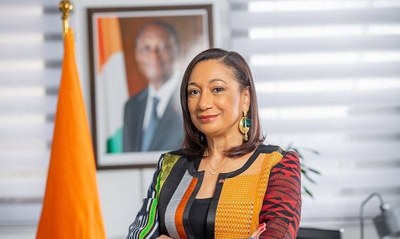La ministre de la Culture et de Francophonie, Françoise Remarck