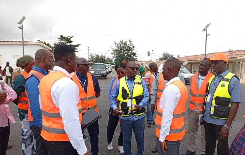 Le DG de la SODEXAM, Jean-Louis Moulot, en visite de terrain pour s’assurer de l’état de préparation de l’aéroport de Bouaké