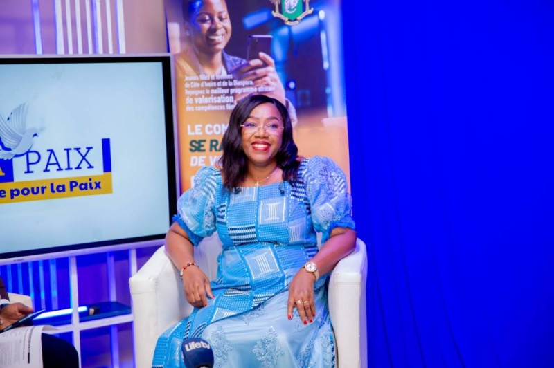 Euphrasie Kouassi Yao, titulaire de la Chaire Unesco « Eau, Femmes et Pouvoir de Décision » et conseillère genre du Premier ministre. (Ph: Dr)