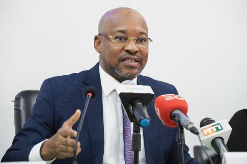 Diakité Mamadou, secrétaire général de la Cour d'arbitrage de Côte d'Ivoire. (Ph: Abdoulaye Coulibaly)