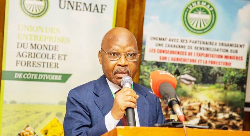 Le secrétaire exécutif, N'Dri Koffi, entend créer une Journée nationale sur la gestion de l'orpaillage illégal en Côte d’Ivoire. (Ph: Dr)