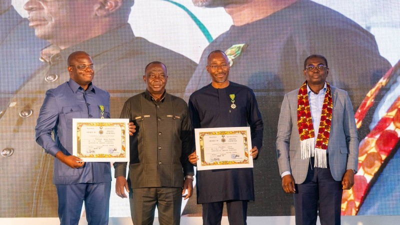 Les distingués officiers de l'ordre du mérite agricole