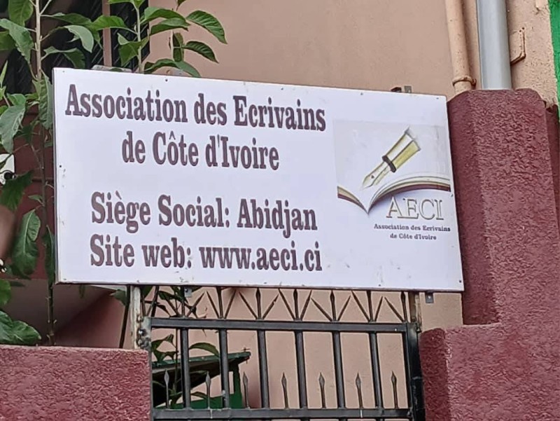 Le siège social de l'Association des écrivains de Côte d'Ivoire situé au cœur du sous-quartier Dokui. (Ph: Dr)