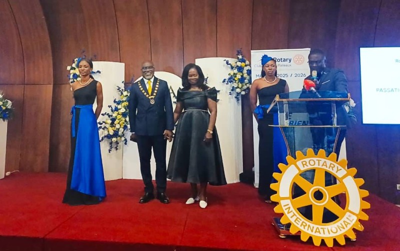 Au cours de son mandat, Toussaint Adjo compte également élargir les rangs du Rotary club Abidjan II-Plateaux en recrutant de nouveaux membres. (Ph: Dr)