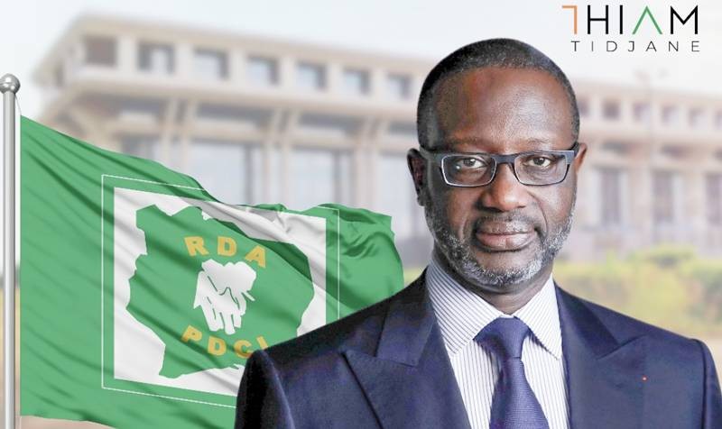 Le président du Pdci-Rda, Tidjane Thiam.(Ph: Dr)
