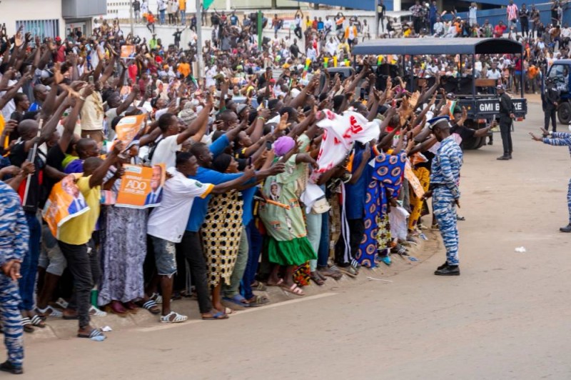 La population est sortie massivement. (Ph: Dr)