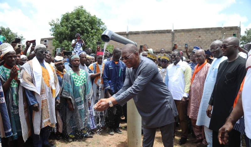 De l'eau potable pour les populations