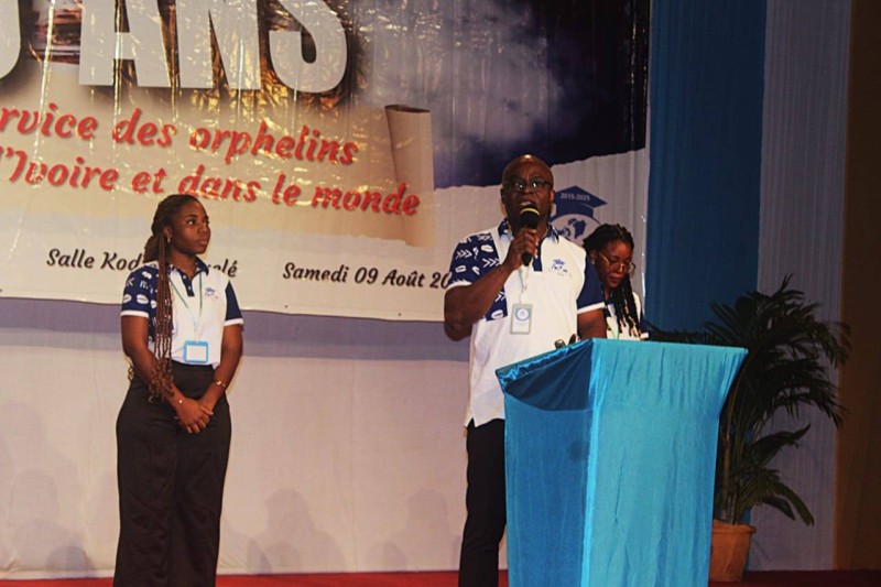 Le Dr. Kraffa Blaise, président-fondateur de l'Ong, a exprimé sa gratitude envers les donateurs, les enfants, les parents et tous les acteurs impliqués. (dr)