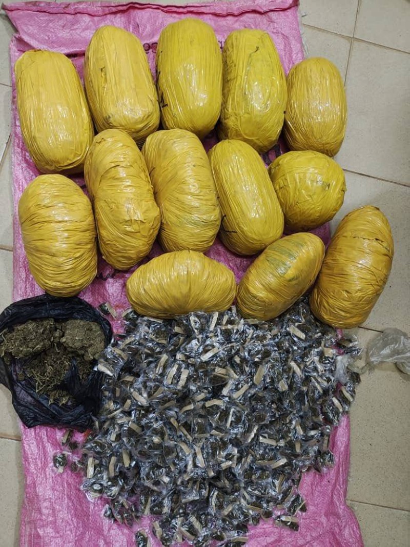 De la drogue d'une valeur de 4.350.000 FCFA. (DR)