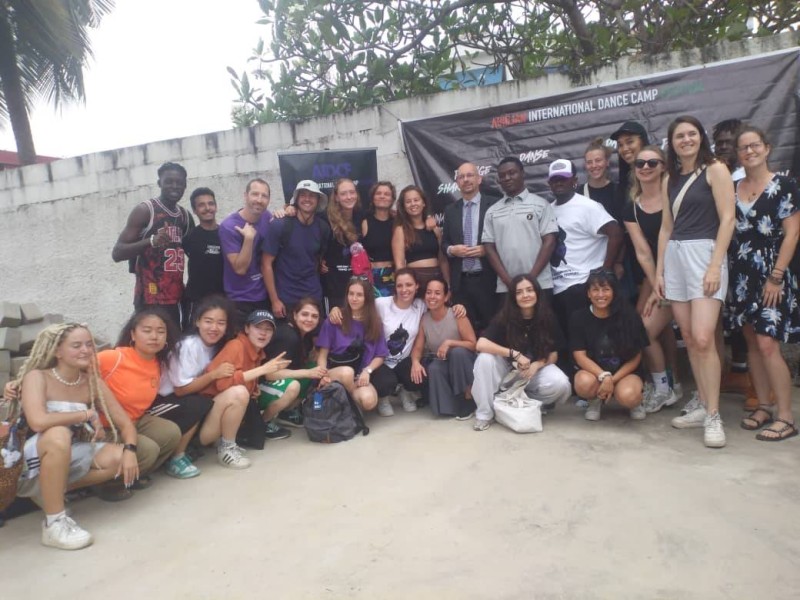Les stagiaires présents à Abidjan pour apprendre des danses urbaines africaines (Photo Jean Bavane)