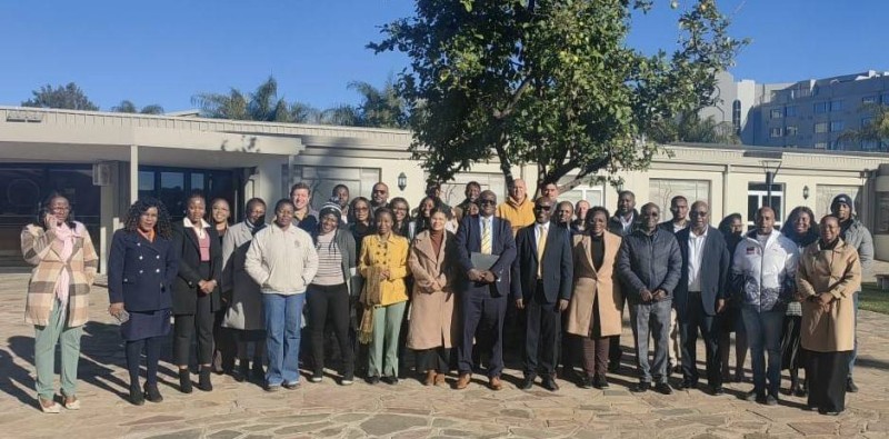 Des participants à la réunion de lancement du projet RASME en Namibie