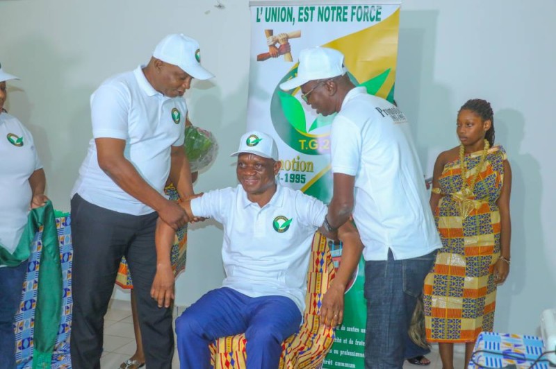 Dr N’Guessan Brou Grégoire a été installé par ses frères. (DR)