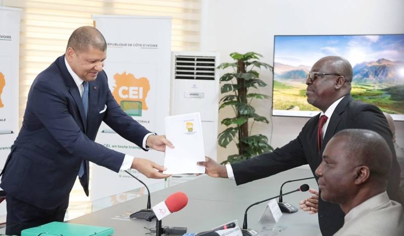 Jean-Louis Eugène Billon a déposé sa candidature auprès de la CEI. (Ph: Abdoulaye Coulibaly)
