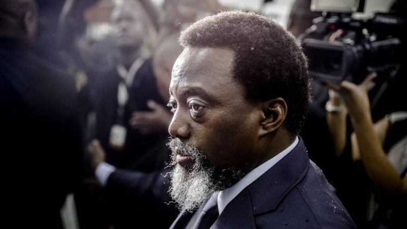  Joseph Kabila votant à Kinshasa, à l’occasion des élections générales, le 30 décembre 2018, alors qu’il était président de la RDC [Image d'illustration]. © Louis Tato / AFP 