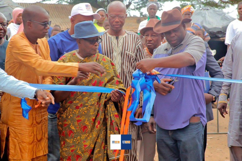La coupure du ruban lors de l'ouverture du Festival N'Zianouan Miklôwô. (Ph: Dr)
