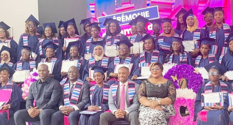 La photo de famille après la remise des diplômes. (Ph: Dr)