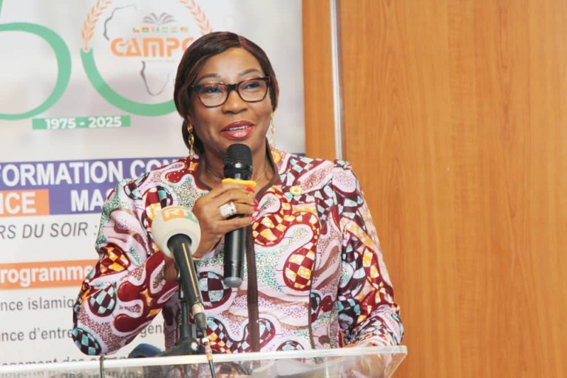 Kandia Camara est revenue sur les grands axes de la diplomatie ivoirienne. (Ph: Joséphine Kouadio)