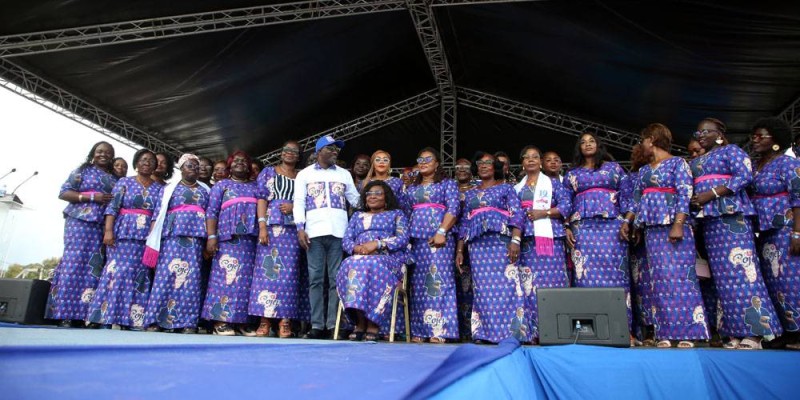 Les femmes se disent prêtes à mouiller le maillot pour implanter le parti partout (Photo Sébastien Kouassi)