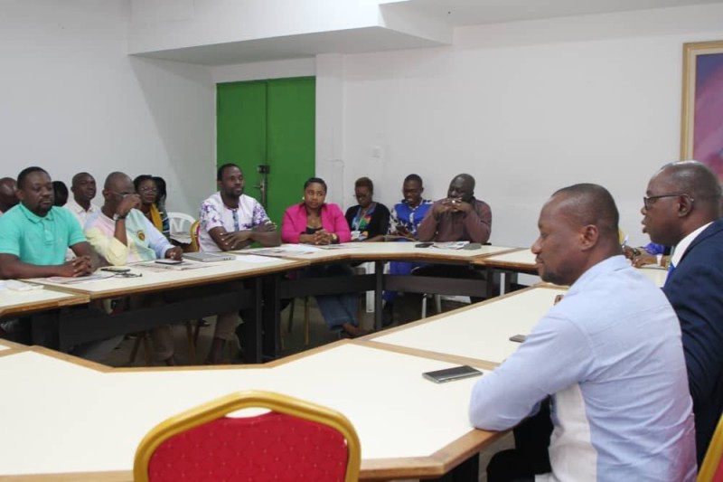 Les journalistes ont effectué le déplacement pour écouter le message de l'Unjci. (Ph: Joséphine Kouadio)