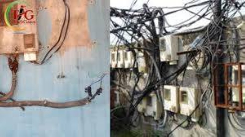 Branchement anarchique. (Ph: Dr)