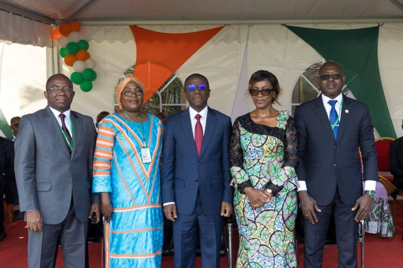 Le directeur général du Trésor public, Arthur Ahoussi, a invité ses collaborateurs à s’approprier ce nouvel espace et à y revenir avec leurs proches. (Ph: Dr)