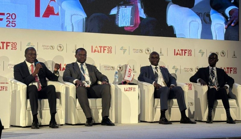 Yéo Sionlé, Directeur général de la Holding Atlantic Group ; Karim Koné, Directeur général adjoint d’Atlantic Group ; Dr Kaladji Fadiga, Directeur général de Côte d’Ivoire Export…