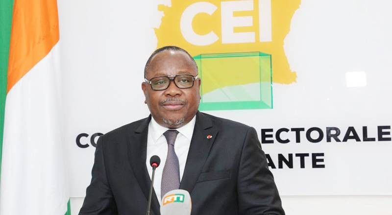 le président de la Cei, Ibrahime Coulibaly-Kuibiert. (Ph: Dr)