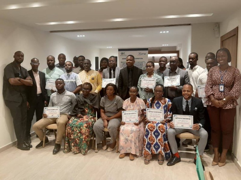 Les 22 participants ont reçu leur certificat (DR)