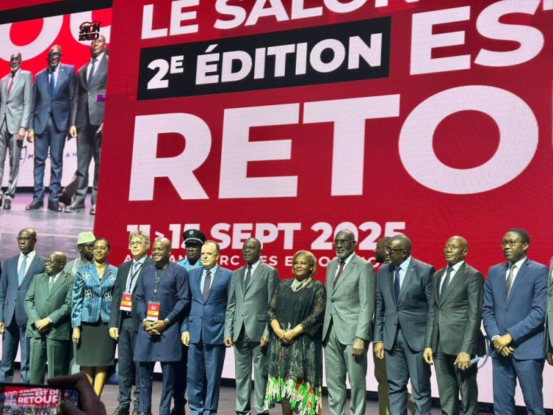 Le ministre des Transports, Amadou Koné, exhorte les acteurs à faire de ce salon un succès. (DR)