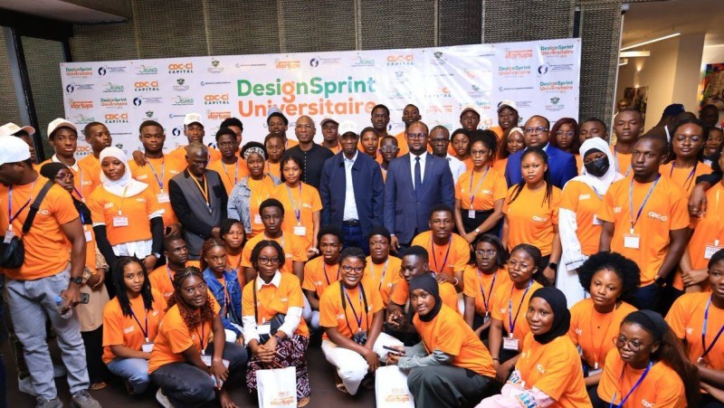 Lancement officiel du Programme d’appui à l’écosystème des startups à l’hôtel Novotel, Abidjan-Plateau, le 6 septembre 2025.