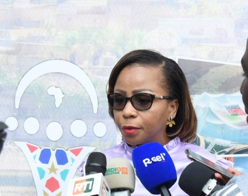 Hadja Touré, Directrice de la Communication et des Relations publiques au ministère