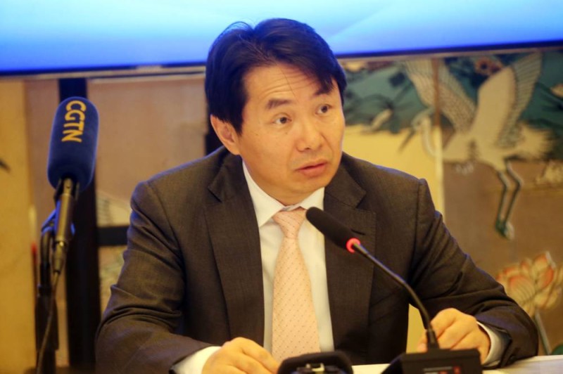 L'ambassadeur de la Chine en Côte d'Ivoire. (Ph: Sébastien Kouassi)