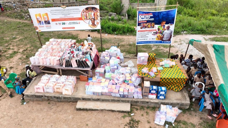 Des milliers de kits scolaires offerts aux enfants (Dr)