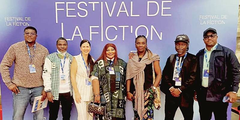 La productrice Yolande Bogui (au centre) a conduit la délégation de cinéastes ivoiriens. (Ph : Dr)